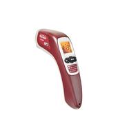 Termometro a infrarossi Testboy TV 325 con valore di emissione regolabile (memoria valore min/max/funzione di allarme, emissività regolabile, sensore di tipo K), rosso/grigio