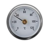 Termometro a morsetto su tubo, molla di riscaldamento, 63 mm, termometro termosifone, indicatore di temperatura di bilanciamento per casa e industria