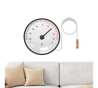 Termometro A Quadrante - Capillare 56 Pollici | Termometro Per Refrigerazione Capillare A Vapore, Termometro Per Frigorifero Congelatore, Intervallo Di Temperatura Di -40/40 °C, Termometro A Quadrante