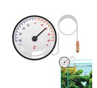 Termometro a quadrante | Termometro capillare ad alta precisione con sensore in ottone, buona conducibilità termica | Termometro a quadrante interno per frigoriferi generico