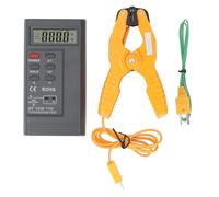 Termometro a Termocoppia Tipo K -200 ℃ a 1370 ℃, Termometro Digitale Tattile a Canale Singolo, 1 Morsetto per Tubo Termometro, 1 Sonde Sensore Termocoppia Tipo K