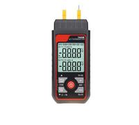 Termometro a termocoppia tipo K a doppio canale TA611B, misuratore di temperatura digitale ad alta precisione for misurazioni di liquidi e supeici,Professionale(Handle-type)