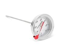 Termometro Acciaio Inox Durevole per Friggere Quadrante 5 Cm Intervallo 50℃-300℃ Resistenza alla Corrosione 30 cm per Cucina e Professionisti