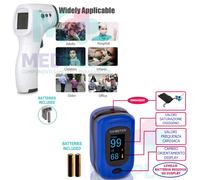 TERMOMETRO AD INFRAROSSI+PULSOSSIMETRO MISURATORE DI OSSIGENO DISPOSITIVO MEDICO