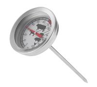 Termometro alimenti acciaio inox barbecue, quadrante carne 0-120°C compatto
