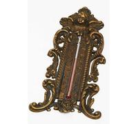 Termometro ambientale in ottone da parete con putto decorativo da esterno temper