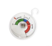 Termometro analogico a gancio per uso interno ed esterno, con struttura in plastica e grande leggibile per il monitoraggio della temperatura in varie posizioni