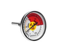 Termometro analogico con sonda per affumicatoio e barbecue (da 0°C a +250°C)