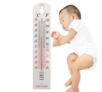 Termometro Analogico, Montaggio A Parete Per Interni Ed Esterni. Utilizzare In Giardino, Serra, Casa, Ufficio O Stanza Per Monitorare La Temperatura Attuale