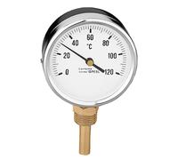termometro attacco radiale 80 0 a 120 C UNI INAIL CALEFFI