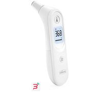 Chicco Termometro Auricolare ad Infrarossi, 0 mesi +, Misurazione della Temperatura Istantanea e Precisa, con Sonda Piccola, Suono di Indicatore Febbre, Schermo Retro Illuminato, Custodia Inclusa