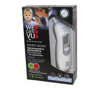 Termometro auricolare wecareyu fever-scan ad infrarossi con 10 coprisonda