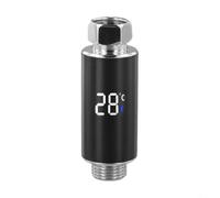 Termometro Bagno ABS Display a 3 Termometro Bagno ABS Display | Alimentazione idroelettrica, per zero , display LED , flusso d'acqua attiva luce, sostenibile