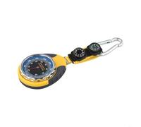 Termometro barometro altimetro portatile 4 in 1, gadget in ABS per trekking arrampicata, giallo 6,1 cm