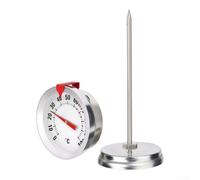 Termometro Carne per quadrante Grande 5cm Leggibile Termometro(Single Pack) | Funzionamento meccanico, per zero , lunga durata, ecologico, nessun energetico aggiuntivo
