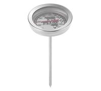 Termometro carne wireless, Termometro per Cottura della Carne in Acciaio Inossidabile a Quadrante Grande per Cucinare Arrostire Friggere Barbecue, Intervallo di Temperatura: 0~120 ℃