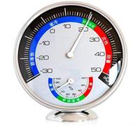 Termometro compatto per interni e frigoriferi con letture chiare della temperatura e visualizzazione data e ora per usabilità (B)