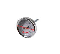 Termometro cottura 0-500° diametro 6 cm lunghezza sonda 9,5 cm per vari usi
