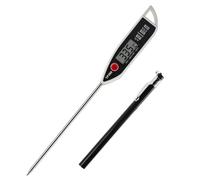 Termometro da Cucina Digitale, 4S Lettura Istantanea Termometri Impermeabile IPX7, 127MM Lunga Sonda Temperatura Carne per Barbecue Alimentare Liquidi Olio Frittura
