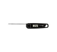 TFA Dostmann Termometro carne digitale THERMO JACK TASTE, 30.2035, precisione di misurazione +/- 0,5°, termometro barbecue, grill, pizza, lavabile (IP65), punta acciaio inossidabile, arrosti, nero