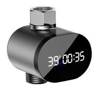 Termometro da doccia a LED - Display digitale impermeabile della temperatura 'acqua con acciaio | Ideale per anziani, bambini, e uso a casa, in appartamenti e dormitori degli studenti