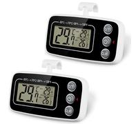 Termometro Da Frigorifero, 2Pcs Termometro Congelatore Digitale Impermeabile Con