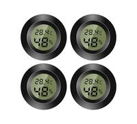 Termometro da interno, termometro digitale, mini igrometro, monitor LCD, per interni ed esterni, per umidificatore, cantina, cameretta dei bambini, Fahrenheit o Celsius (4)