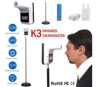 TERMOMETRO DA MURO K3 TERMOSCANNER CON PIANTANA PIEDISTALLO TEMPERATURA CORPO