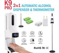 TERMOMETRO DA MURO K9 PRO TERMOSCANNER PIANTANA PIEDISTALLO TEMPERATURA CORPO