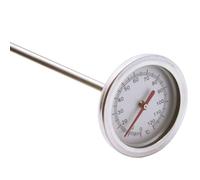 Termometro da pavimento per esterni, termometro per compostaggio con sonda in acciaio inox, 50 cm, termometro per test del terreno per compost, 0 °C ~ 120 °C