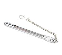 Termometro da Pesca, Strumenti per la Misurazione della Temperatura Dell'acqua del Flusso, con Custodia in Metallo, con Maniglia Rotante Esterna, in Metallo per Esterni, Gilet da