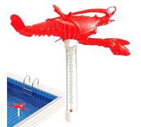 Termometro da piscina | termometro con stringa | termometro da piscina galleggiante Easy Read | facile lettura per vasche da bagno all'aperto in ambienti interni, ideale per lezioni di nuoto