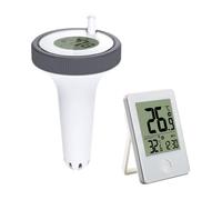 Termometro da piscina, termometro wireless, Floating Easy to Read with Indoor Temperature Humidity Monitor, for Swimming Pool Aquarium, Bathtubs, Fish Pools, Pond, ecc