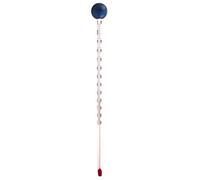 Termometro da tè, 24 cm, con sfera, termometro per acqua da tè, 110 gradi, per tè (blu)