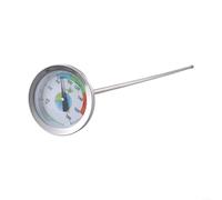 Termometro da terra in 304 con sonda lunga 500 mm, misuratore di temperatura per compost, terra e acqua, robusto strumento da giardino con grande quadrante, campo di misurazione da 10 °C a 76 °C