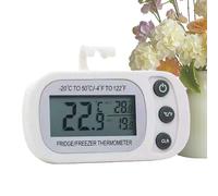 Termometro di congelamento impermeabile - Metter di temperatura digitale con supporto magnetico | Display LCD chiaro per frigorifero/congelatore, ideale per la sicurezza alimentare (calibrazione