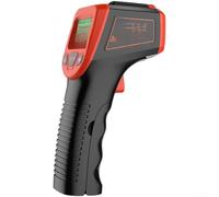 Termometro digitale a infrarossi senza contatto, misuratore di temperatura digitale, ampio intervallo da meno cinquanta a seicento gradi per Celsius blu (rosso)