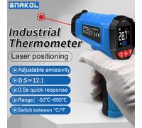 Termometro digitale a infrarossi senza contatto Pistola pirometro da cucina industriale Sernsor per temperatura ad alta precisione portatile