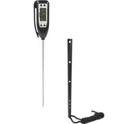 Termometro Digitale con Sensore a 300°C - NERO, Termometro per alimenti