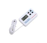 Termometro digitale con sensore esterno e piastra di montaggio per frigorifero, congelatore e refrigeratore per vino