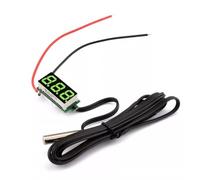 Termometro digitale con sonda di temperatura per auto, sale condizionate, frigoriferi, display a LED in rosso/blu/verde/giallo/bianco, da -50 a 125 °C, DC 4-28 V, sonda 10K