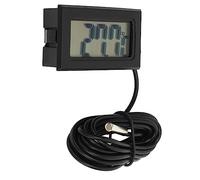 Termometro digitale con sonda impermeabile, misuratore di temperatura integrato LCD per incubatrice, vasca per rettili, acquario terrario e monitoraggio ambientale dell'allevamento