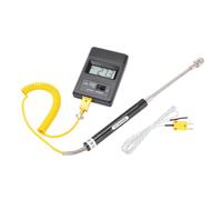 Termometro Digitale con Termocoppia Display LCD da -50 a 500 °C Impugnatura Diritta per Misurazione Gas e Liquidi Tempo di Risposta Rapido