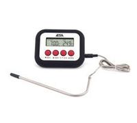 ILSA Termometro digitale professionale per forno in ABS con sonda in acciaio inox 18/10 cm 12 - nero 13080000IVV