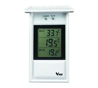 TERMOMETRO DIGITALE DA PARETE TEMPERATURA "MIN-MAX" INTERNO/ESTERNO TERMOMETRI
