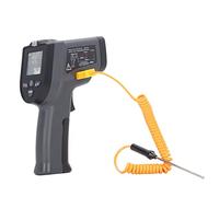 Termometro Digitale, Display LCD Retroilluminato Indicatore di Alimentazione, Termocoppia Tipo K Funzione NCV - Misura Accuratamente la Temperatura con Allarme di Bassa Potenza