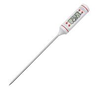 Termometro digitale for alimenti in stile penna da cucina BBQ Sonda di temperatura for la cottura della carne Ampia Applicabilità(White)