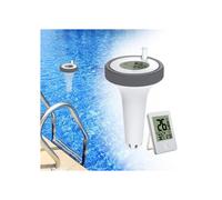 Termometro digitale galleggiante wireless per piscina con ricevitore, ideale per piscine, laghetti e spazi esterni.