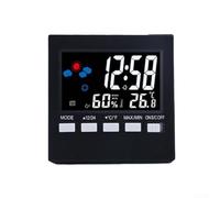 Termometro digitale igrometro con display retroilluminato, illuminazione attivata dalla voce e sveglia per il monitoraggio interno