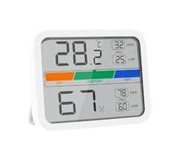 Termometro digitale igrometro interno ed esterno minimo/massimo con indicatore di umidità